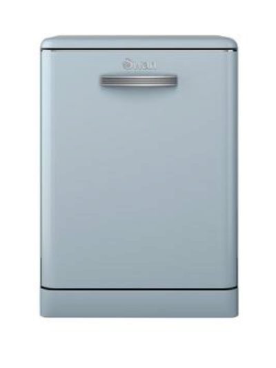 Swan Sdw7040Blun 12-Place Retro Dishwasher - Blue